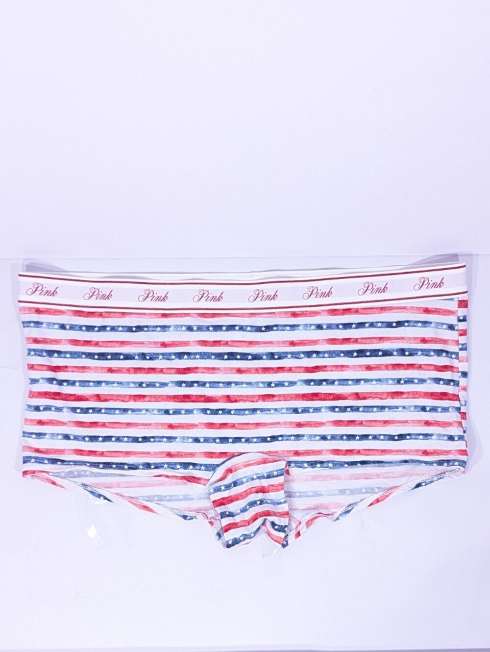 Victoria's Secret Pink Boyshort XXL Women Plus size Panty New 4th of July wide
